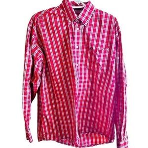 Urgent Gear Sports Wear Mens Shirt Size L Long Sleeve Yellow Cotton‎